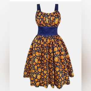 Orange bird dress